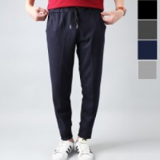 PLSFM-NP 1030 (ชาย) Jogger กางเกงผ้าฝ้าย 9 ส่วนสี่ส่วน* ผลิตในประเทศอย่างต่อเนื่อง