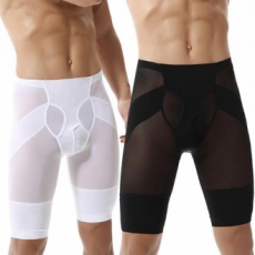 ผู้ชายแก้ไขร่างกายส่วนล่างต้นขา Slim Men's ออกกำลังกาย Girdle ชุดชั้นใน [Restocked]