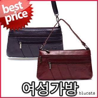 Blue Cats WL5276 กระเป๋าสะพายข้างหนังวัว Blue Mount Slim Cowhide