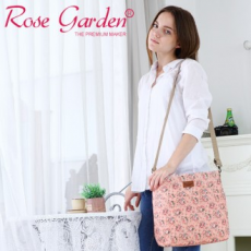 ปริมาณเหลือทิ้ง กระเป๋าสะพายข้าง Rose Garden กระเป๋าสะพายข้างผู้หญิง กระเป๋าสะพายข้าง eco bag