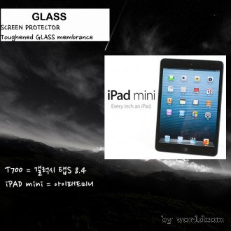 [World On] ฟิล์มกันกระสุน 9H สำหรับ Galaxy Tab S8.4 Tab S2 iPad Mini Mini 6