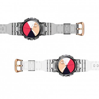 [D]Galaxy Watch4/Watch5/Watch5 ทั่วไป 40 มม.44 มม.All-in-One โปร่งใสสายรัดกีฬากรณี BAND