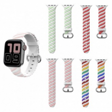 [D] สาย Apple Watch Twist Silicone Strap 38mm 40mm 41mm Common 42mm 44mm 45mm Common