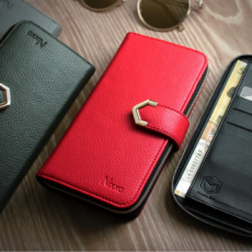 Nikso Pebble Zipper Diary สำหรับเคส Galaxy S23/ประเภทกระเป๋าสตางค์/ที่เก็บข้อมูลการ์ด