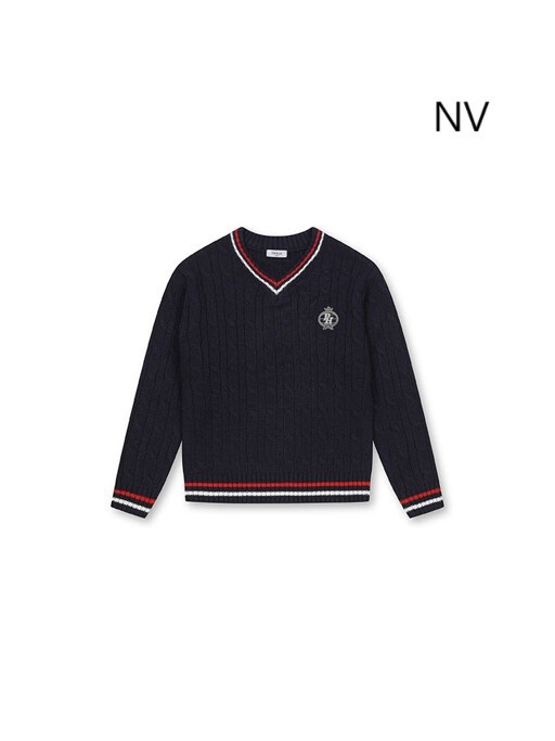 เสื้อกันหนาว Unisex V-neck Sweater