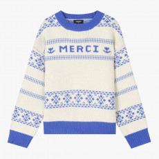 เสื้อกันหนาว Thick Jacquard Pullover